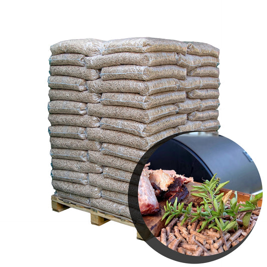 960kg Buchen-Pellets für Pellet-Smoker und Fackeln | Lieferung | 960 kg | P15BBQ-Buche-V960