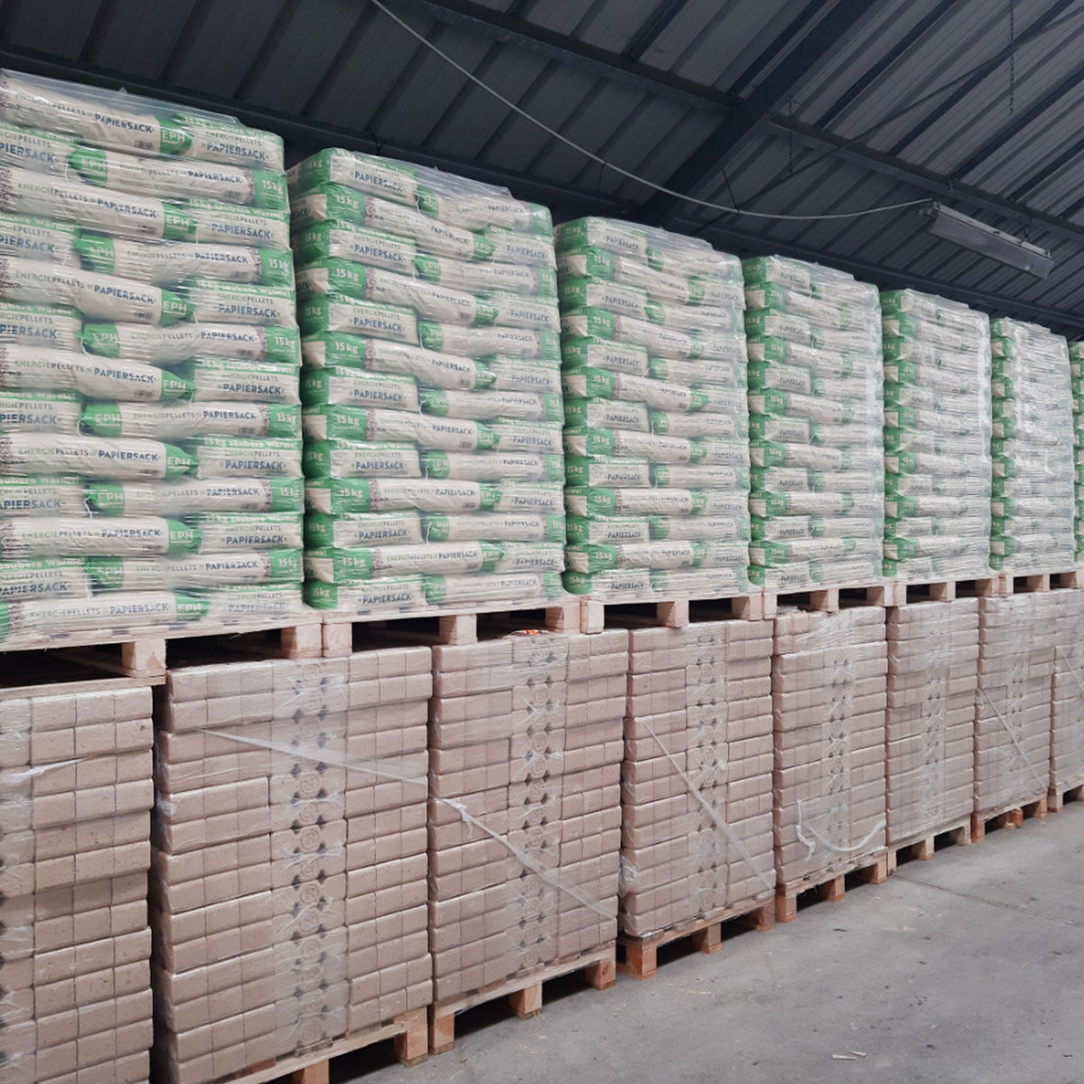 Deutsche Nadelholz-Pellets "EPH" im Papier-Sack ab Lager | Selbstabholung | 15 kg