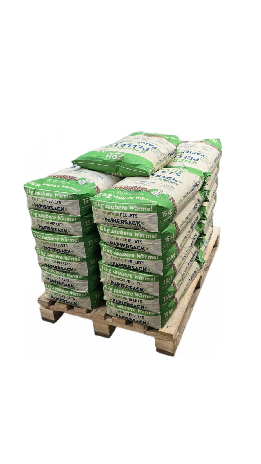Deutsche Nadelholz-Pellets "EPH" im Papier-Sack ab Lager | Selbstabholung | 15 kg