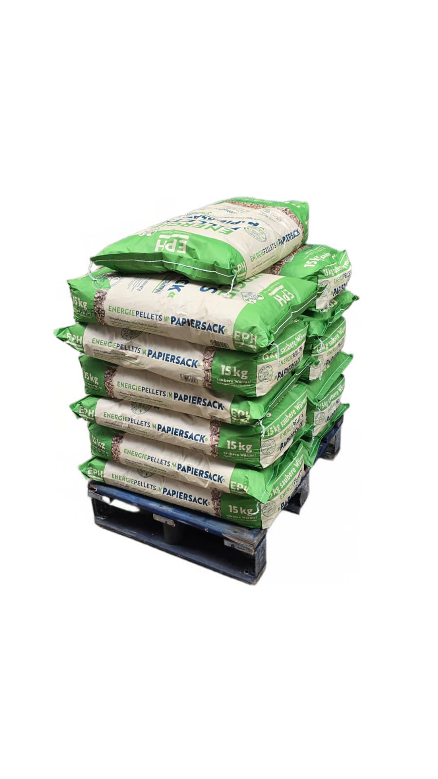 Deutsche Nadelholz-Pellets "EPH" im Papier-Sack ab Lager | Selbstabholung | 15 kg