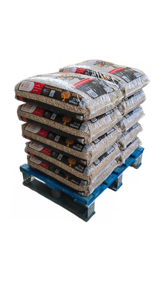 150kg Eichen-Pellets "Naturbrennstoffe" ENplusA1 | Lieferung | 150 kg | SW10466.2