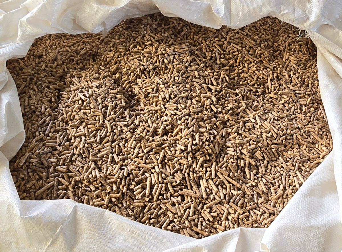 1000kg Eichen-Pellets - ENplusA1 - BigBag auf Palette | Lieferung | 1000 kg | BB_Eich_V1000