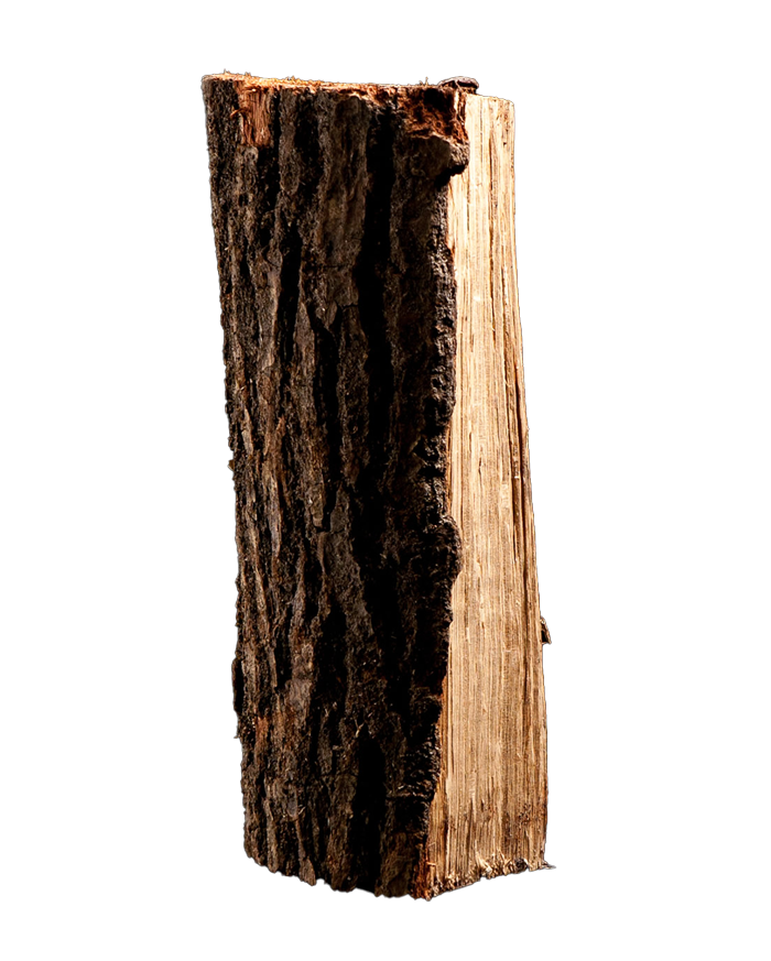 Halbe Palette kammergetrocknetes gespalten Eiche Brennholz 25cm