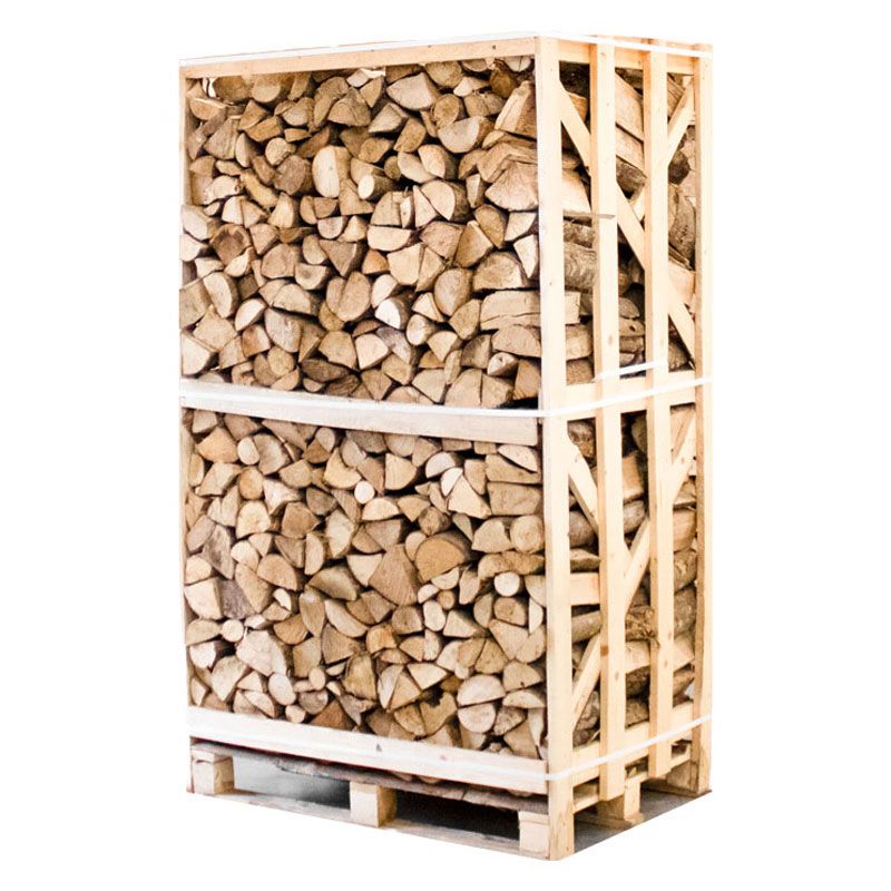 Palette kammergetrocknetes gespalten Esche Brennholz 25cm