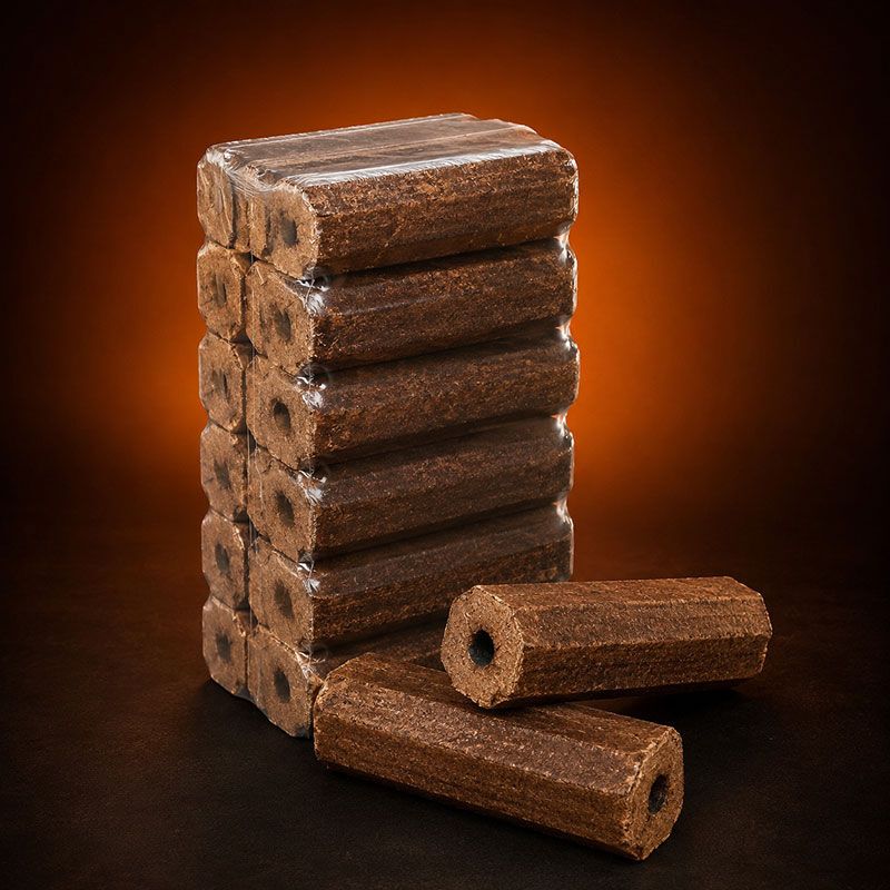 Pini Kay Briketts (Import) 48 Säcke x 10 kg (480 kg)